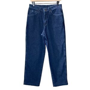 Vintage Lee Original Dark Wash denim stretch High Waist Mom Jeans